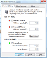 Absolute Time Server Screenshot